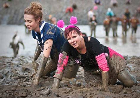 Titty mud run A ‘wife carrying’ competition exists complete with a mud run and obstacle course, and the clips shared on social media have many people confused by the unusual